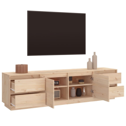 TV skříňka 176 x 37 x 47,5 cm masivní borové dřevo