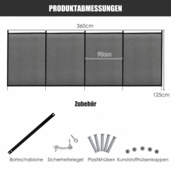 Plot, zástěna